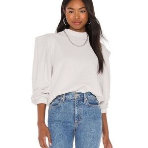 Agolde folded sleeve sweatshirt